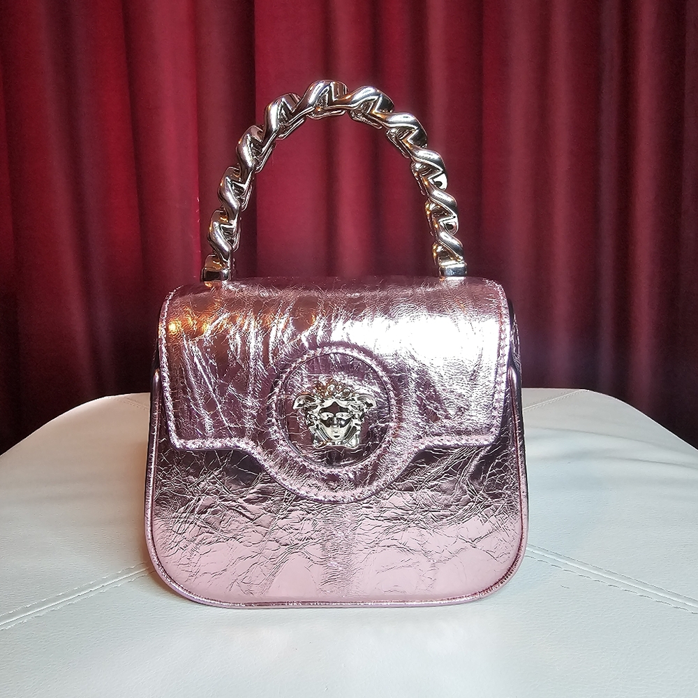 Versace La Medusa Metallic Mini bag